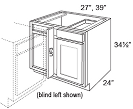 Base Corner Blind Left