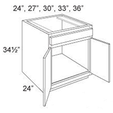 Base Cabinet Sink 2 Doors