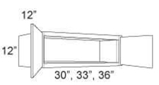 Cabinet Upper Standard 12" High