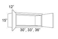 Cabinet Upper 15" High