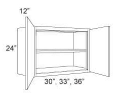 Cabinet Upper 24" High