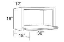 Cabinet Upper Microwave