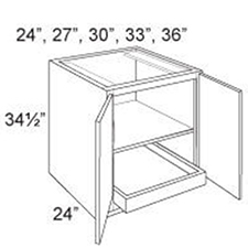 Base Cabinet Full Height 1 ROT 2 Door