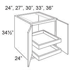 Base Cabinet Full Height 2 ROT 2 Door